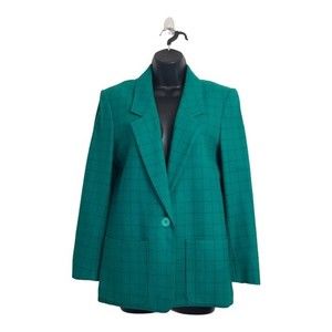 Vintage Pendleton Plaid Wool Blazer